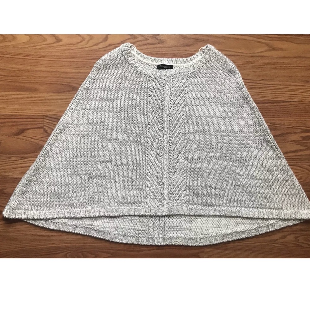 White House Black Market Sweater Poncho